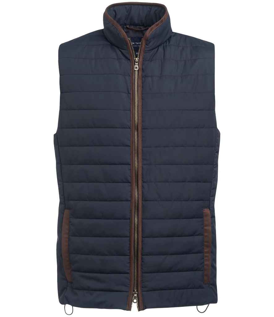 Brook Taverner Tampa Quilted Gilet | Navy
