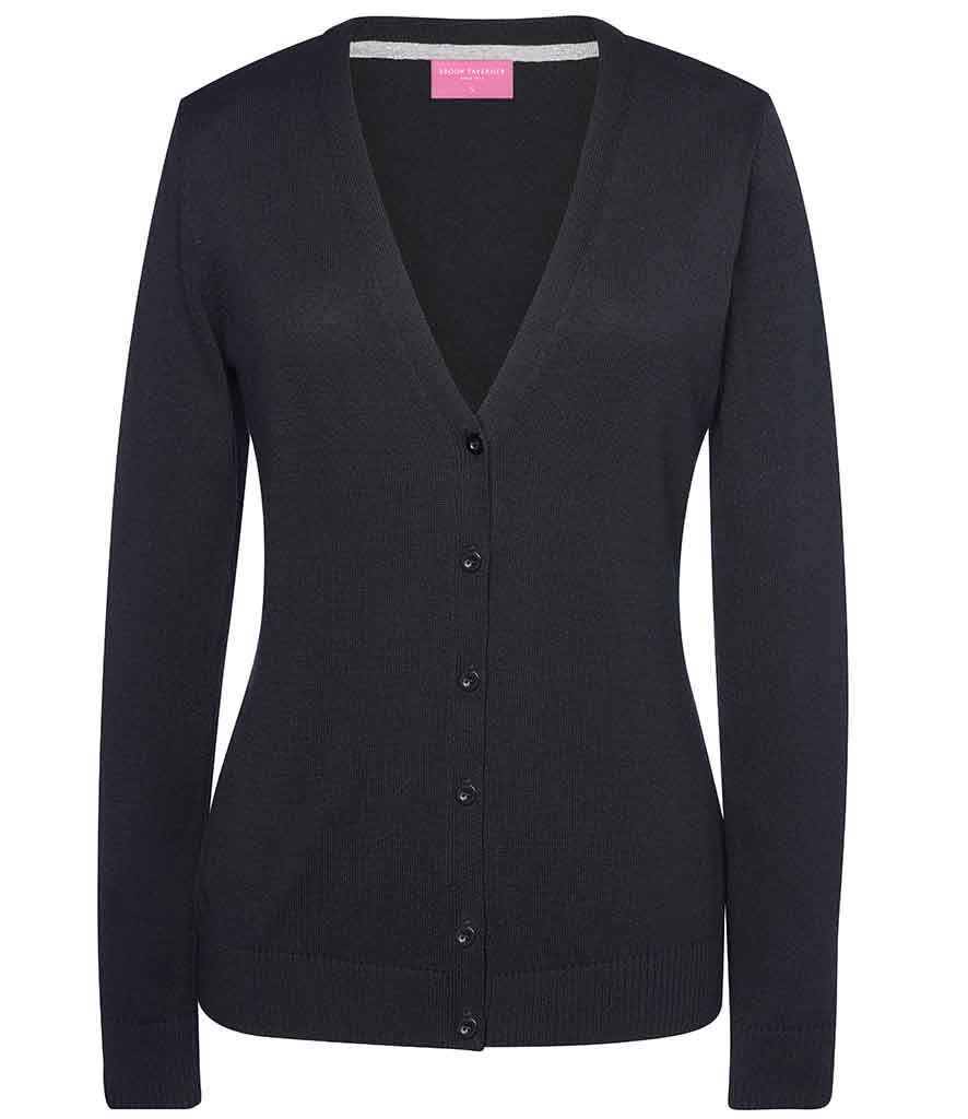 Brook Taverner Ladies Augusta V Neck Cardigan | Black