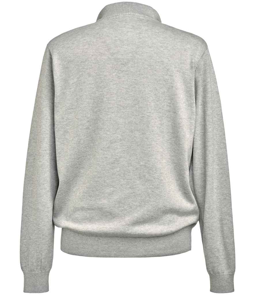 Brook Taverner Dallas 1/4 Zip Jumper | Silver