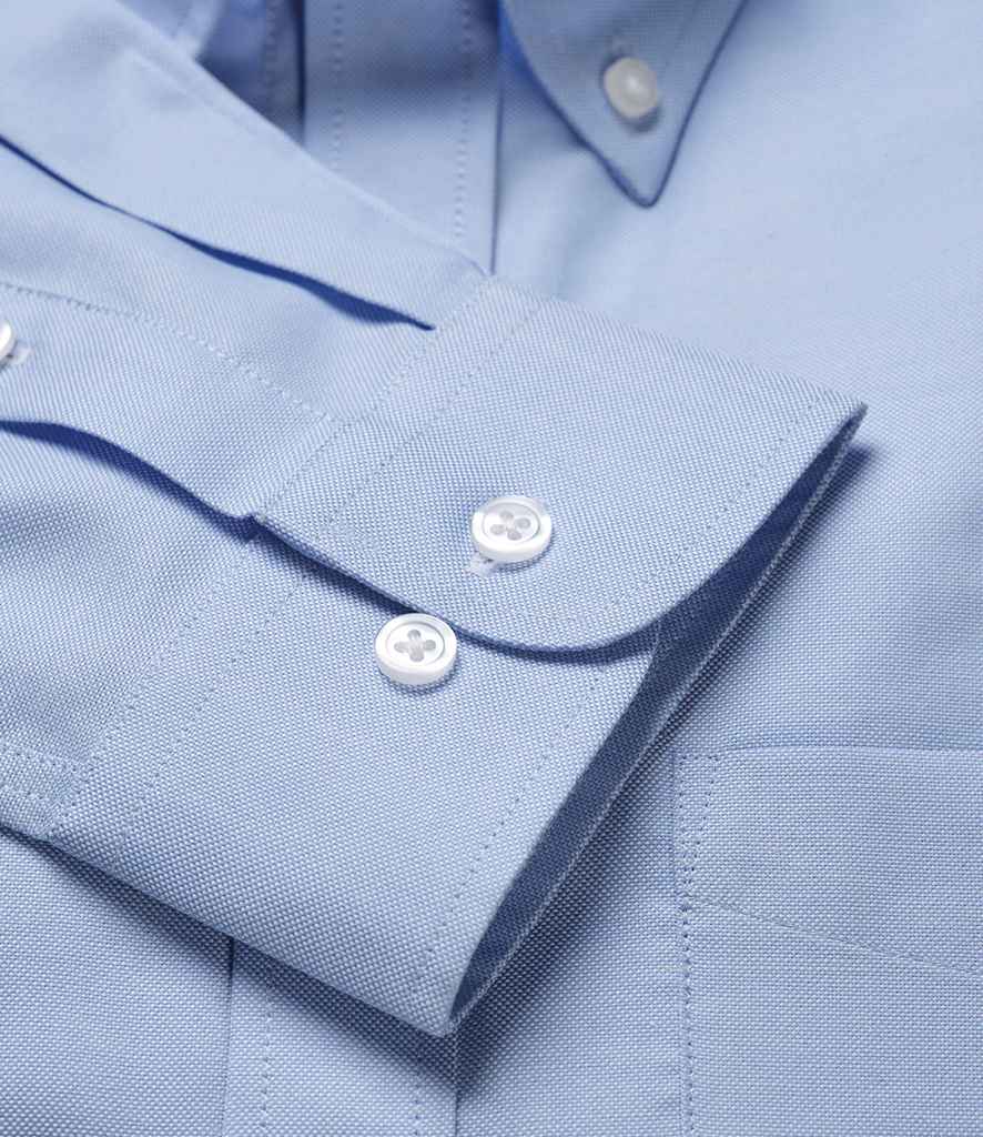 Brook Taverner Whistler Long Sleeve Oxford Shirt | Sky Blue