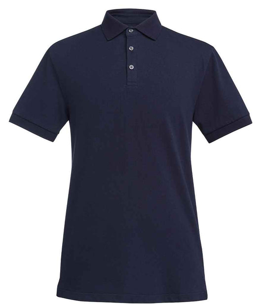 Brook Taverner Hampton Premium Cotton Polo Shirt | Navy