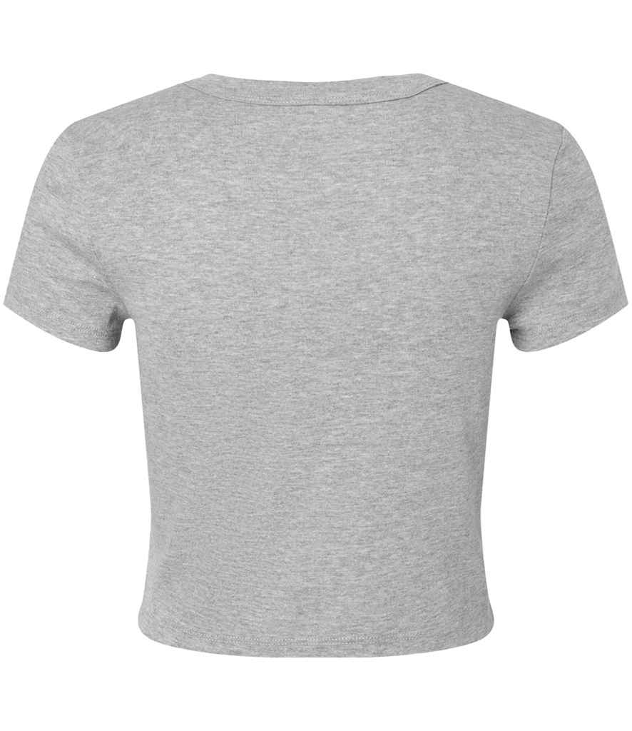 Bella Ladies Micro Rib Baby T-Shirt | Athletic Heather