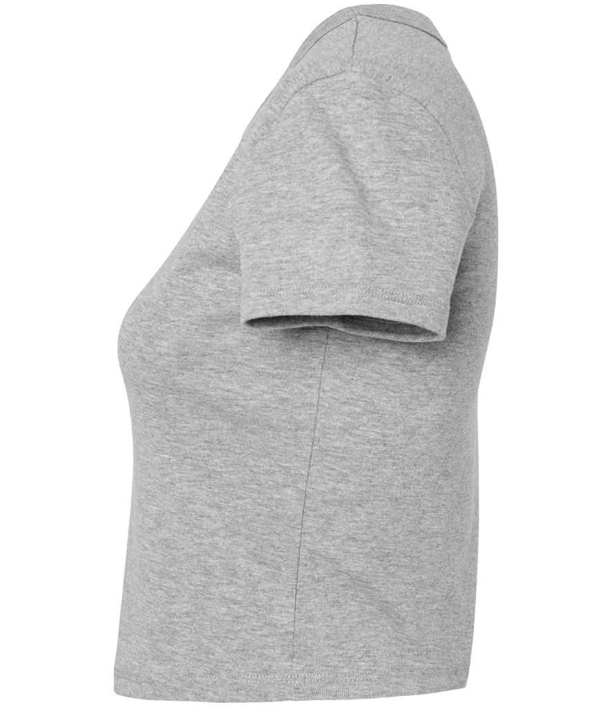 Bella Ladies Micro Rib Baby T-Shirt | Athletic Heather