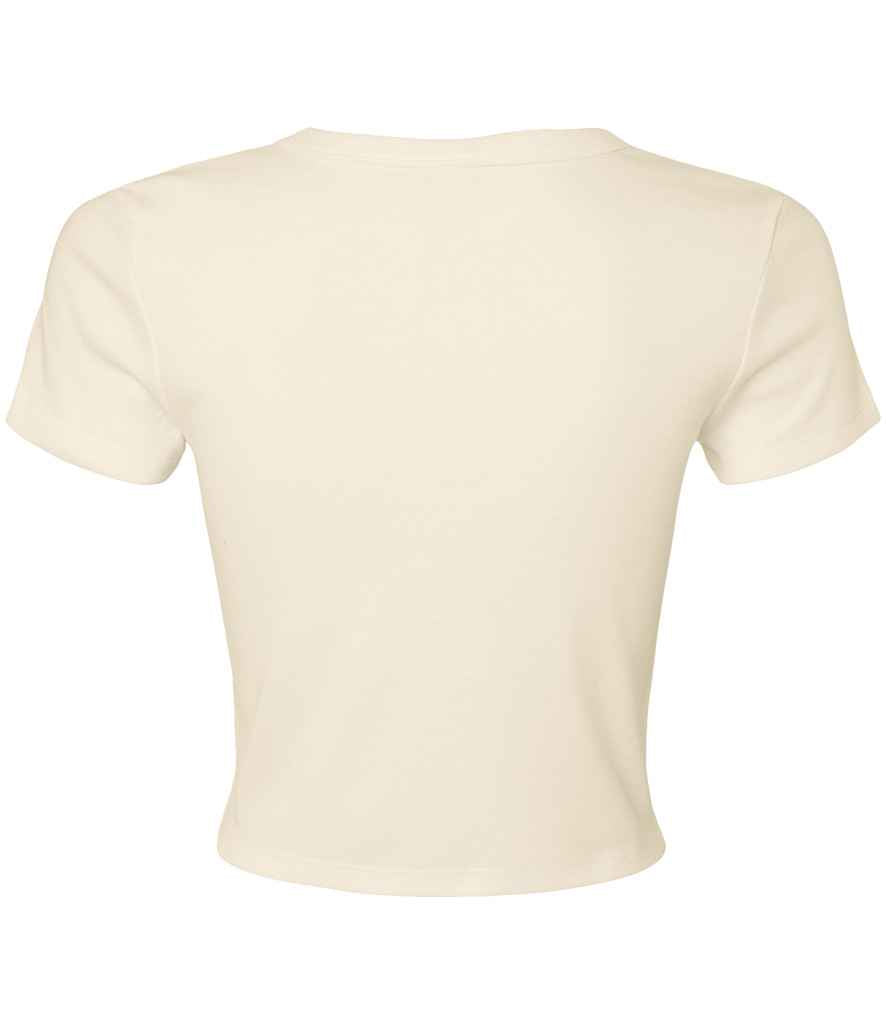 Bella Ladies Micro Rib Baby T-Shirt | Solid Natural Blend