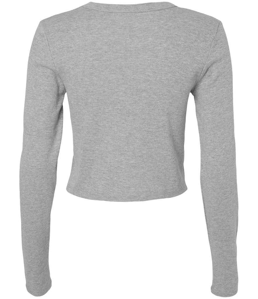 Bella Micro Rib Long Sleeve Baby T-Shirt | Athletic Heather