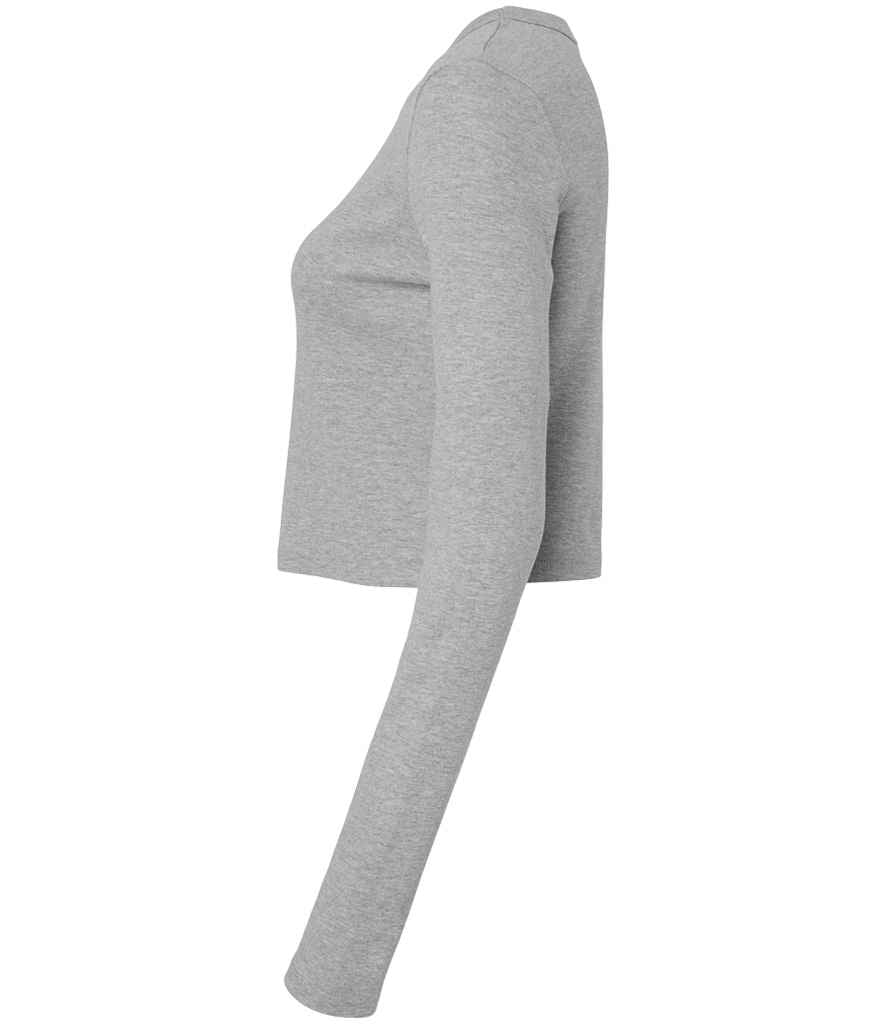 Bella Micro Rib Long Sleeve Baby T-Shirt | Athletic Heather