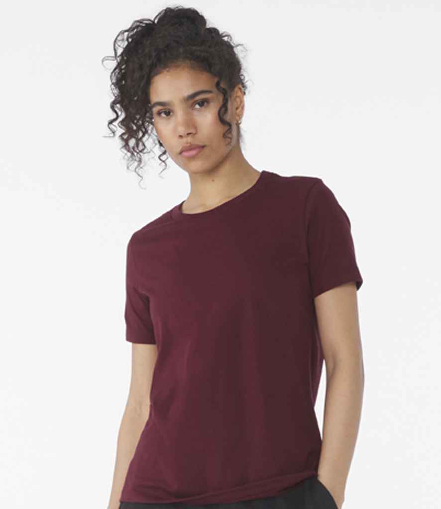 Bella Ladies Relaxed Jersey T-Shirt | Maroon