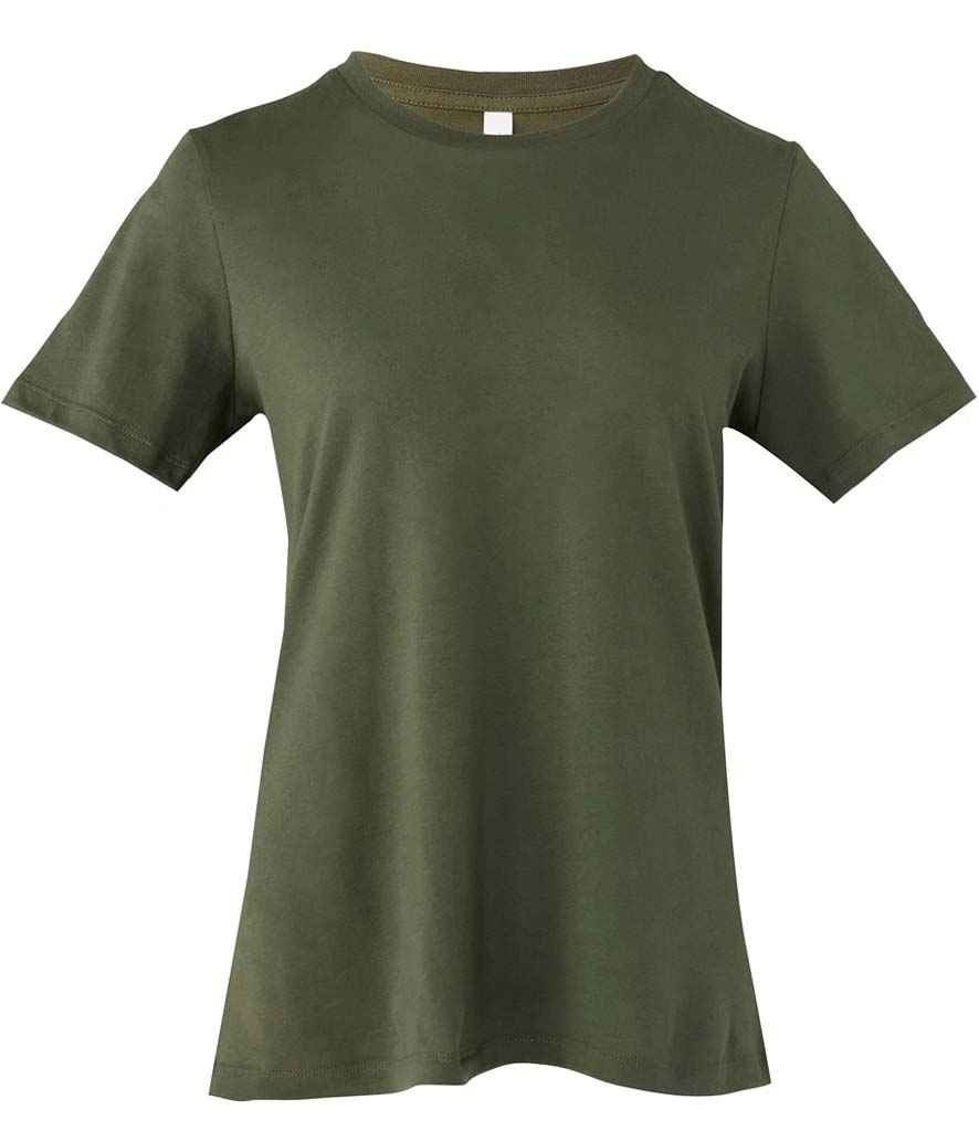 Bella Ladies Relaxed Jersey T-Shirt | Military Green