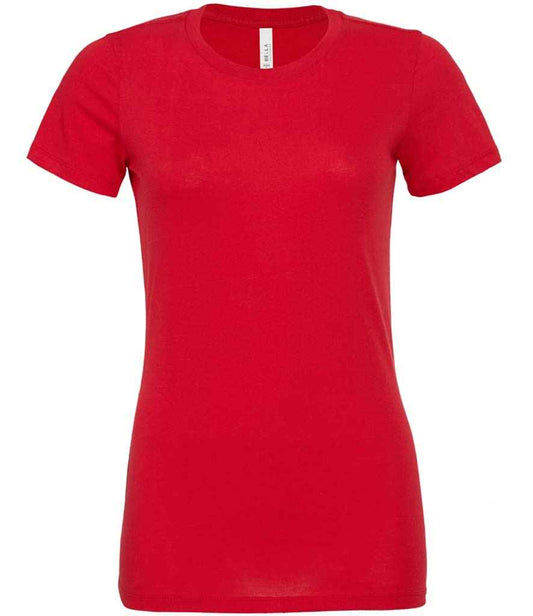 Bella Ladies Relaxed Jersey T-Shirt | Red
