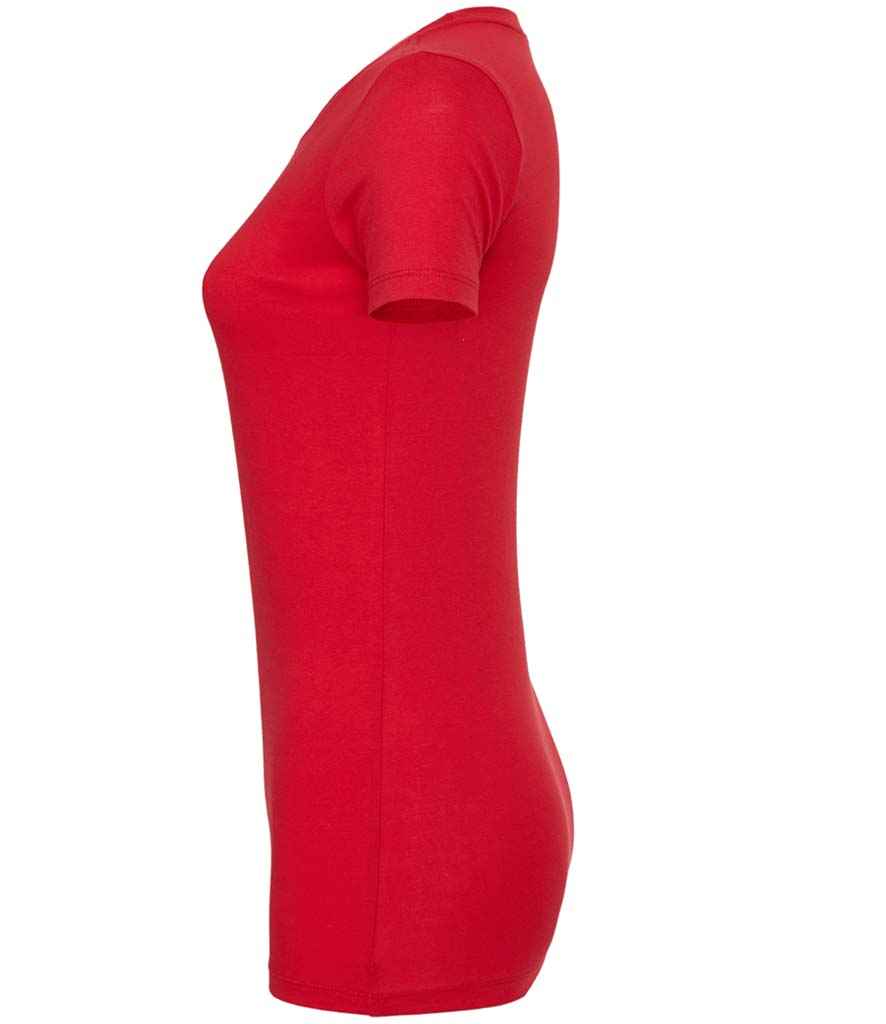 Bella Ladies Relaxed Jersey T-Shirt | Red