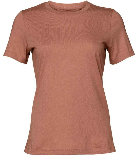 Bella Ladies Relaxed Jersey T-Shirt | Terracotta