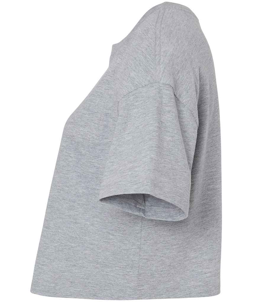 Bella Ladies Jersey Cropped T-Shirt | Athletic Heather