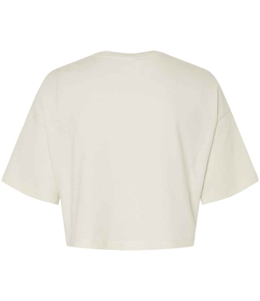 Bella Ladies Jersey Cropped T-Shirt | Vintage White