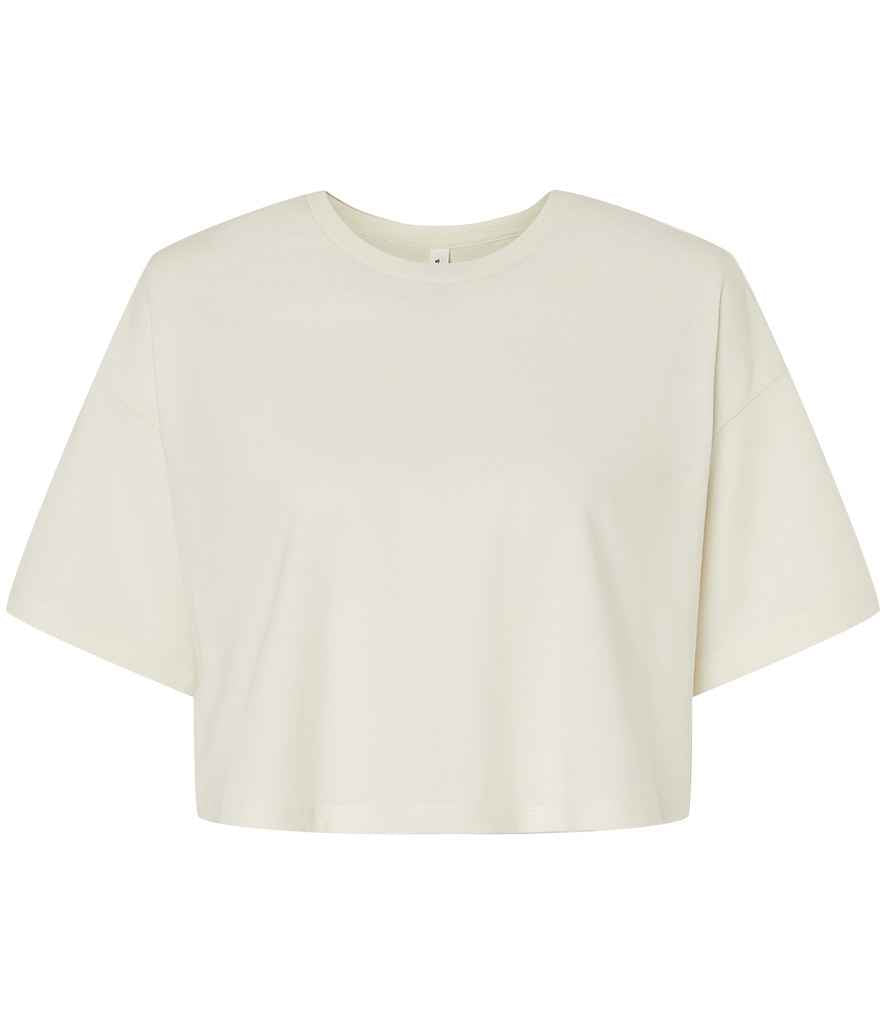 Bella Ladies Jersey Cropped T-Shirt | Vintage White