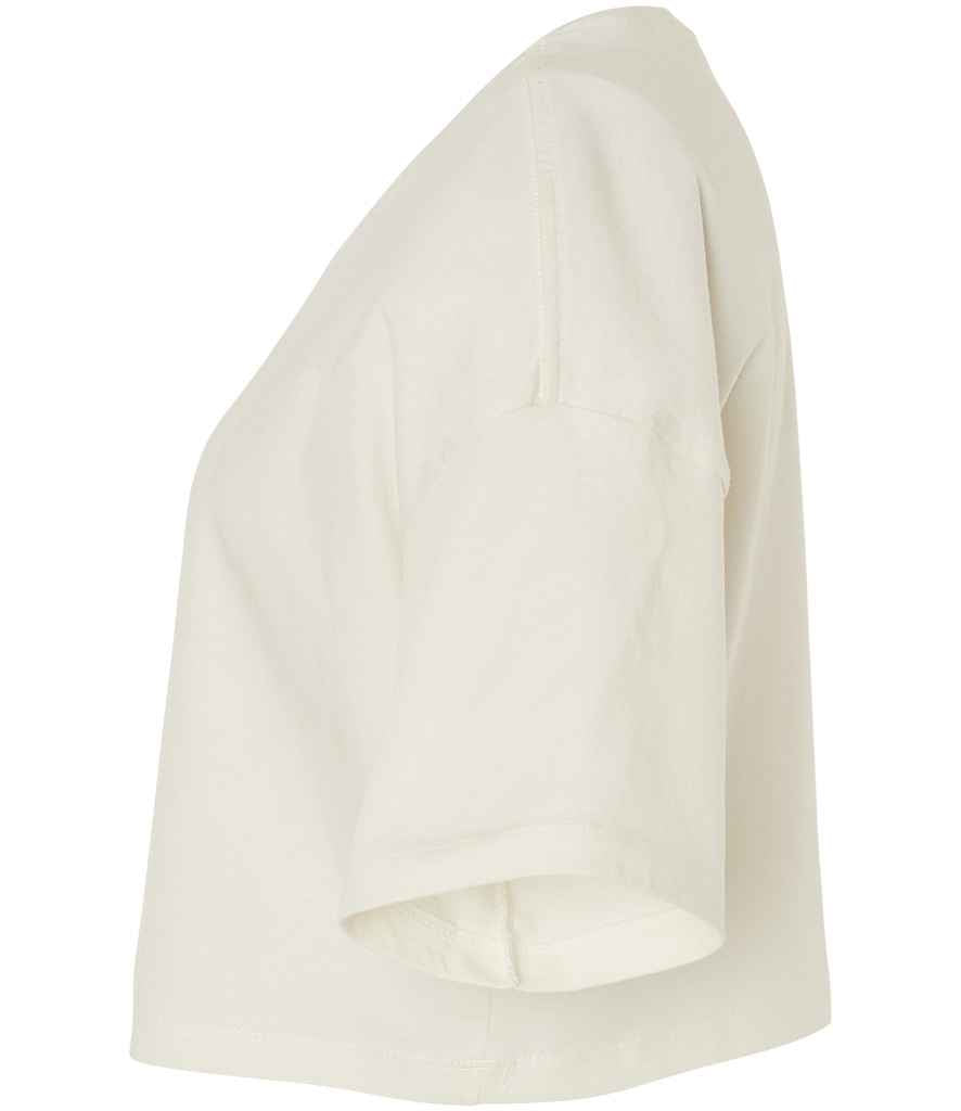 Bella Ladies Jersey Cropped T-Shirt | Vintage White