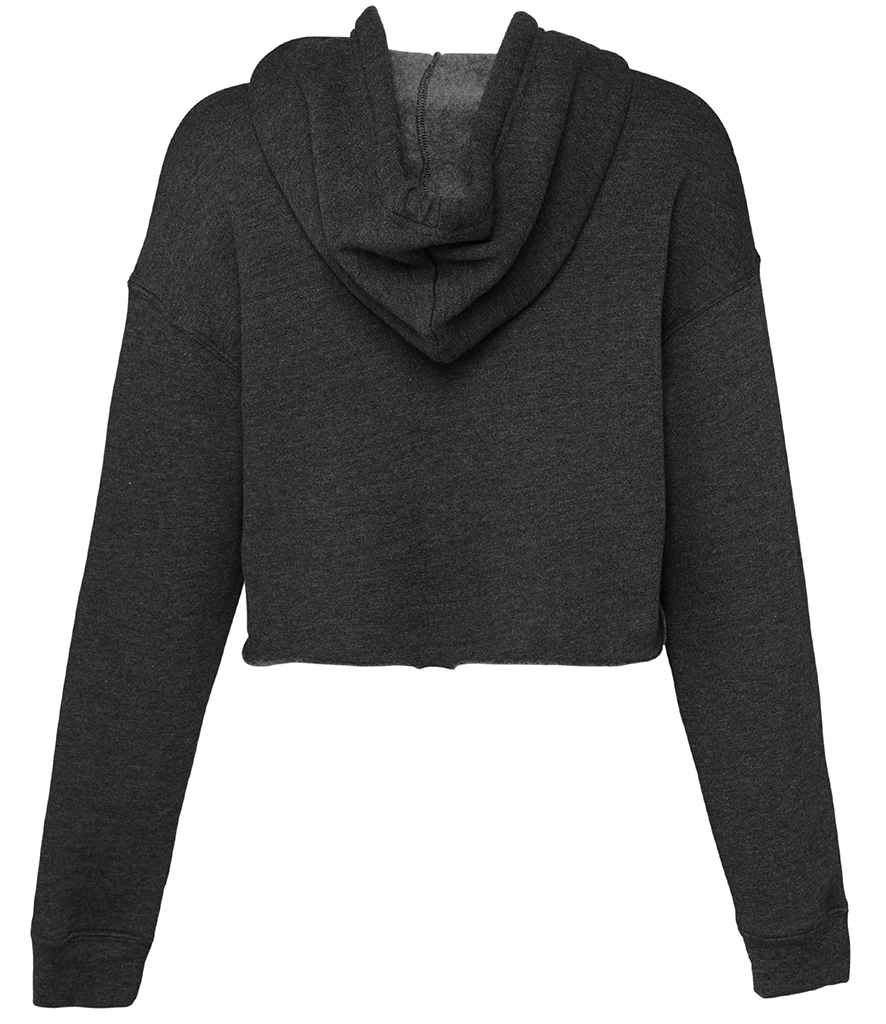 Bella Ladies Cropped Hoodie | Dark Grey