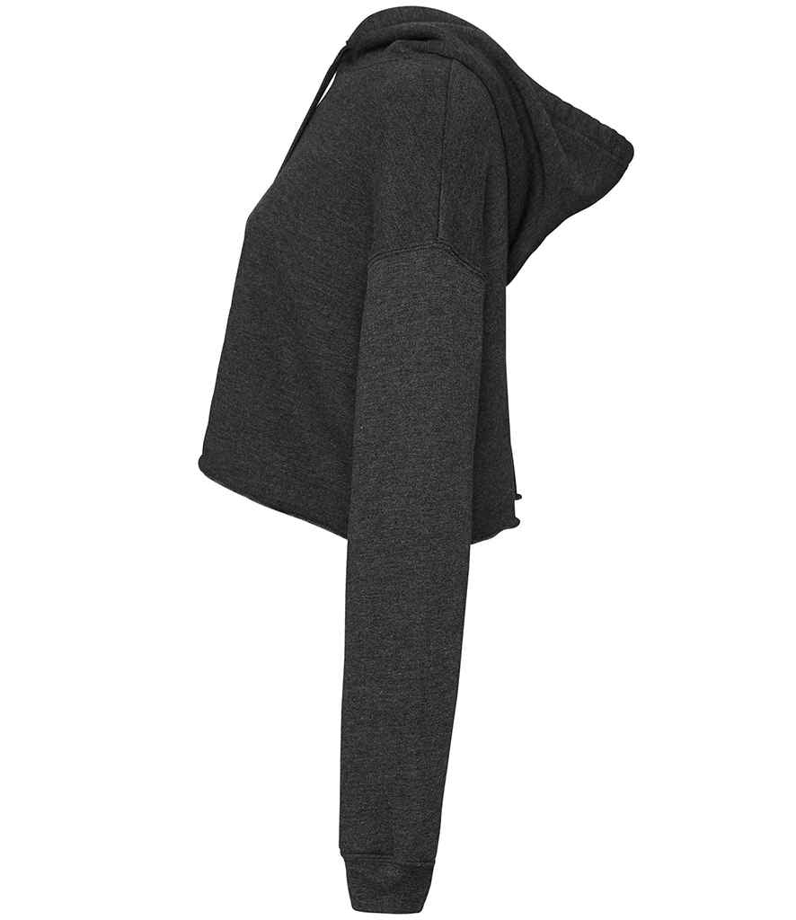 Bella Ladies Cropped Hoodie | Dark Grey
