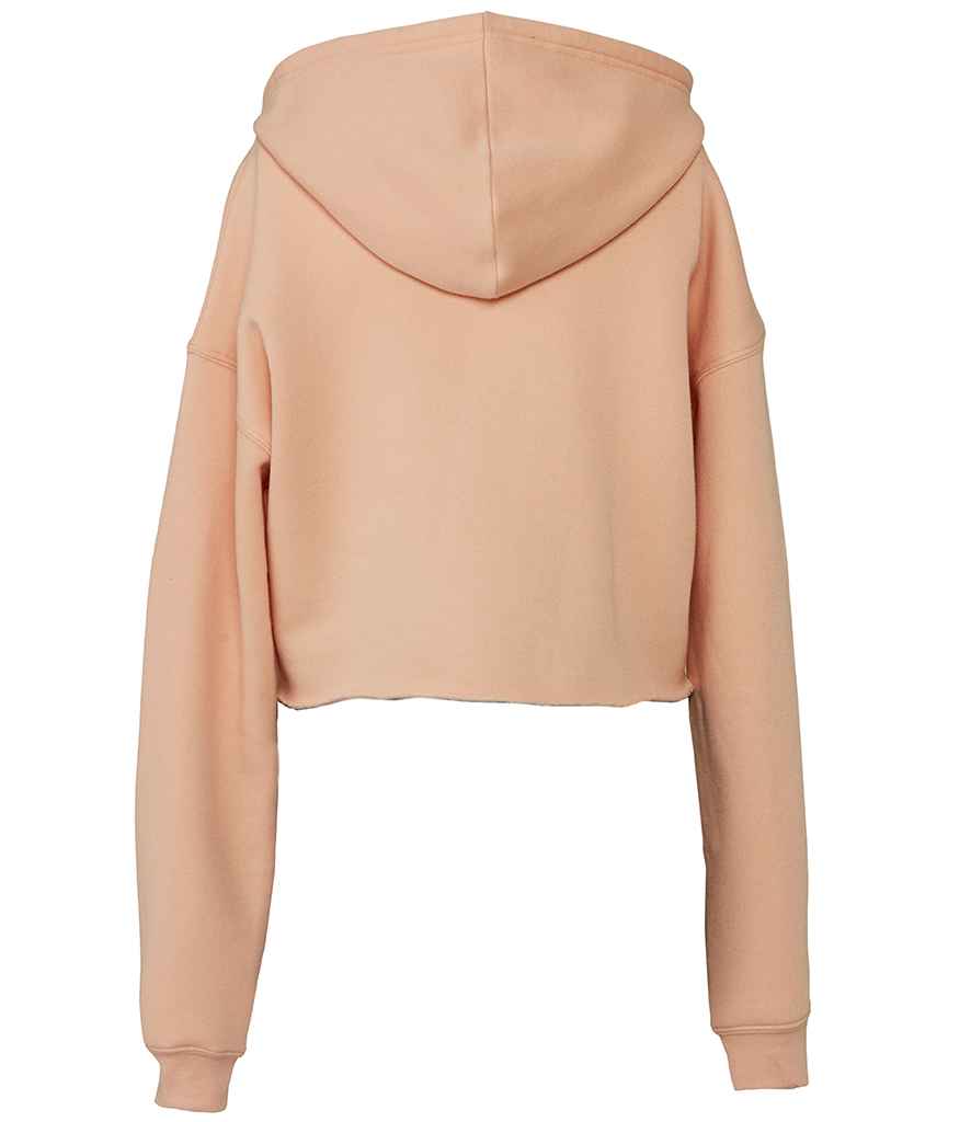 Bella Ladies Cropped Hoodie | Peach