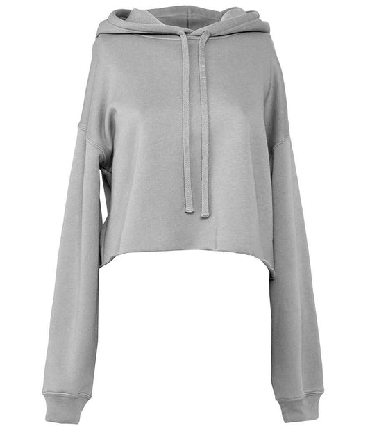 Bella Ladies Cropped Hoodie | Storm