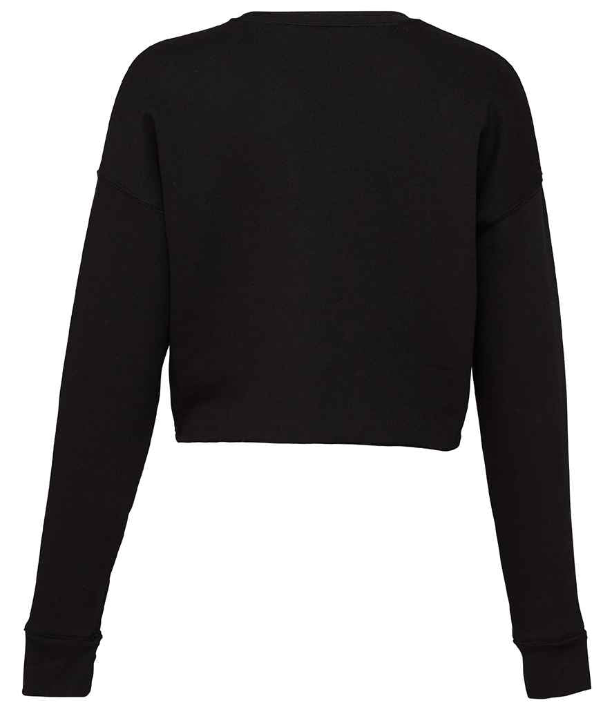 Bella Ladies Cropped Sweatshirt | Black