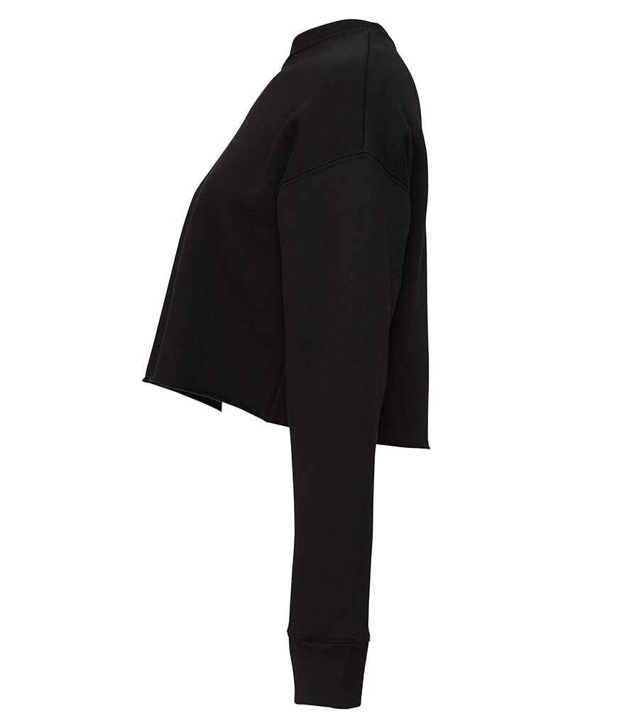 Bella Ladies Cropped Sweatshirt | Black