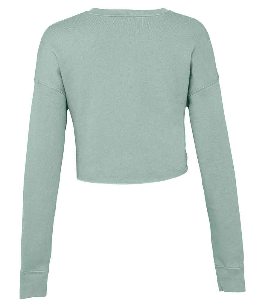 Bella Ladies Cropped Sweatshirt | Dusty Blue
