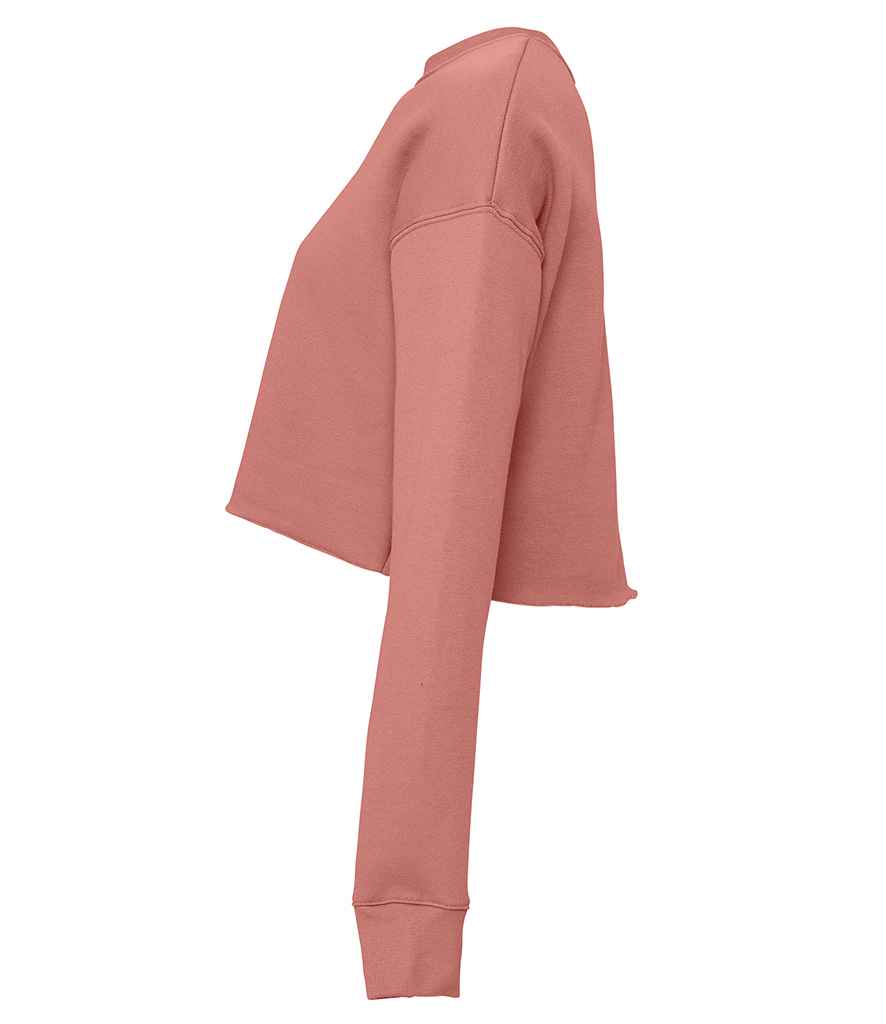 Bella Ladies Cropped Sweatshirt | Mauve