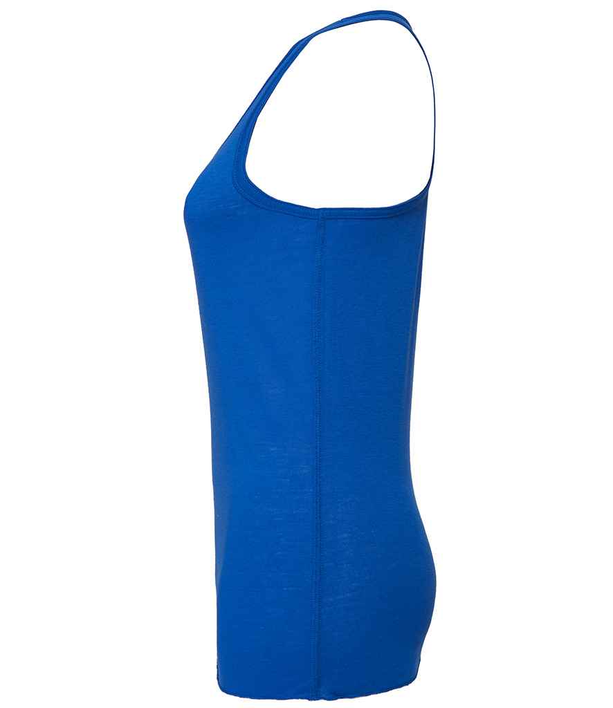 Bella Ladies Flowy Racer Back Tank Top | True Royal