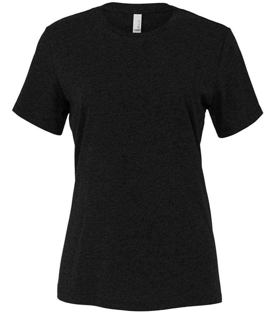 Bella Ladies Relaxed CVC T-Shirt | Black Heather