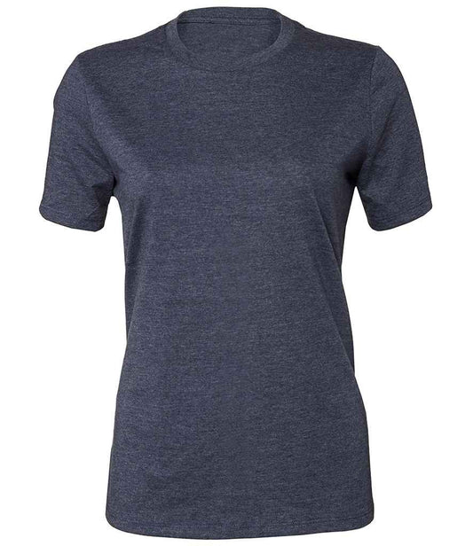 Bella Ladies Relaxed CVC T-Shirt | Heather Navy