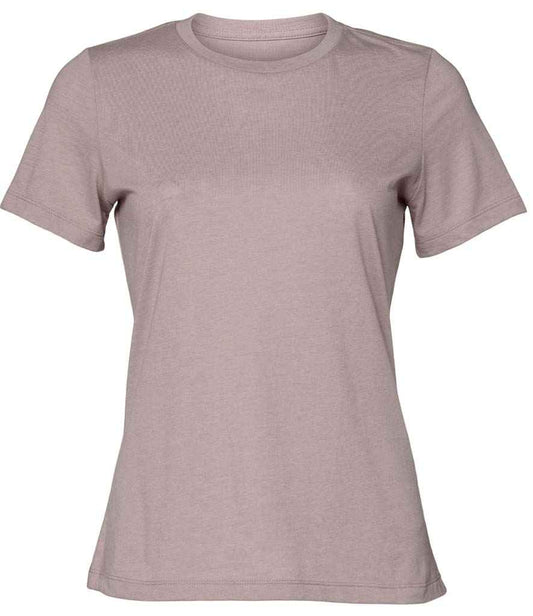 Bella Ladies Relaxed CVC T-Shirt | Heather Pink Gravel