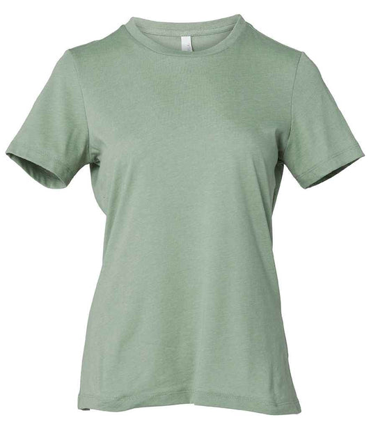 Bella Ladies Relaxed CVC T-Shirt | Heather Sage Green