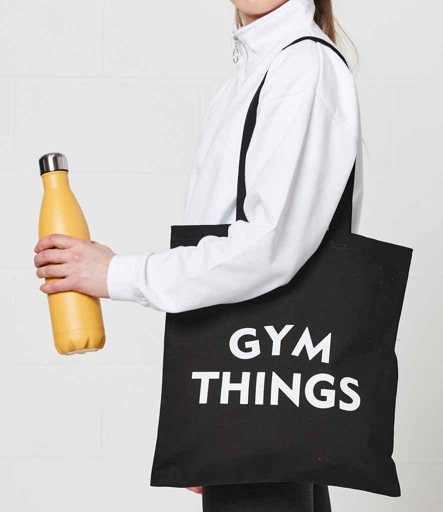 Brand Lab Cotton Long Handle Shopper | Black