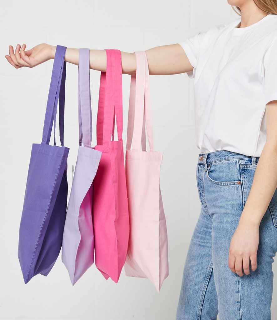 Brand Lab Cotton Long Handle Shopper | Purple