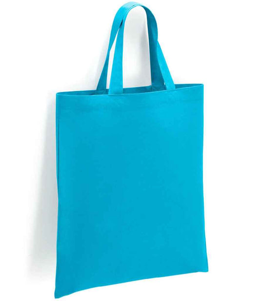 Brand Lab Cotton Short Handle Shopper | Turquoise Blue