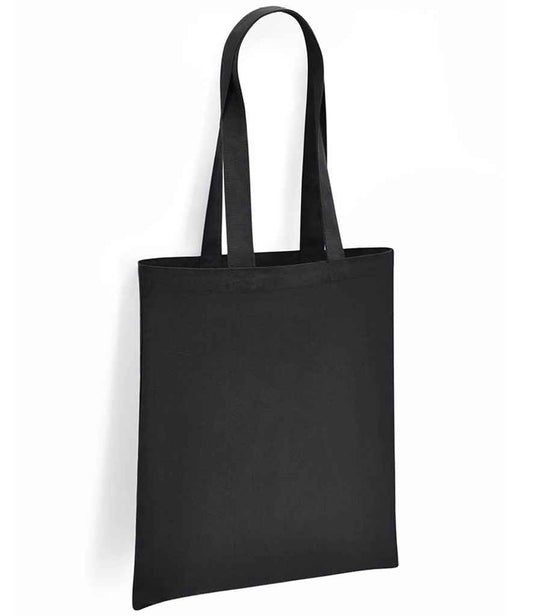 Brand Lab Organic Cotton Long Handle Shopper | Black