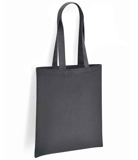 Brand Lab Organic Cotton Long Handle Shopper | Charcoal
