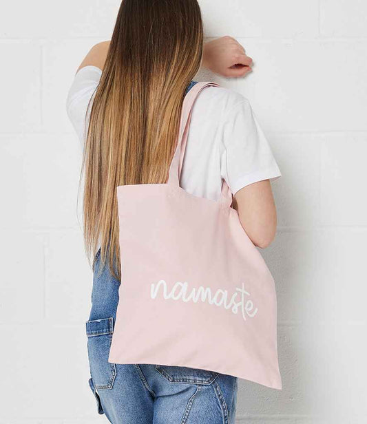 Brand Lab Organic Cotton Long Handle Shopper | Light Pink