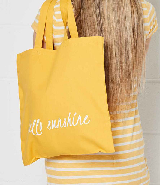 Brand Lab Organic Cotton Long Handle Shopper | Mustard