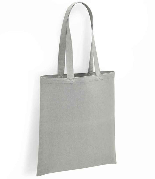 Brand Lab Organic Cotton Long Handle Shopper | Silver