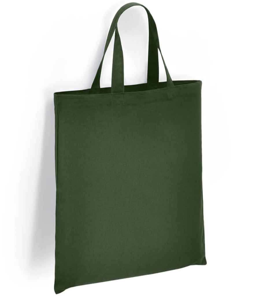 Brand Lab Organic Cotton Short Handle Shopper | Forest Green