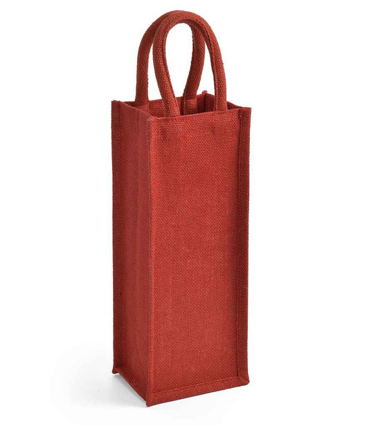 Brand Lab Jute Bottle Bag | Red