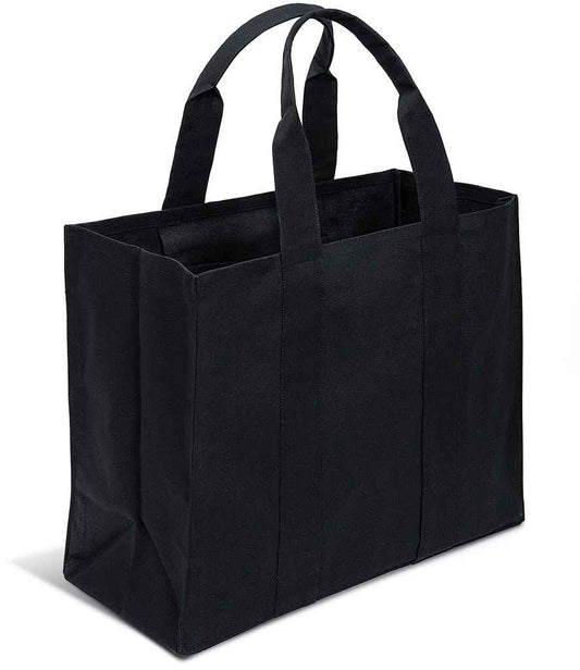 Brand Lab Canvas Wrap Tote Bag | Black/Black
