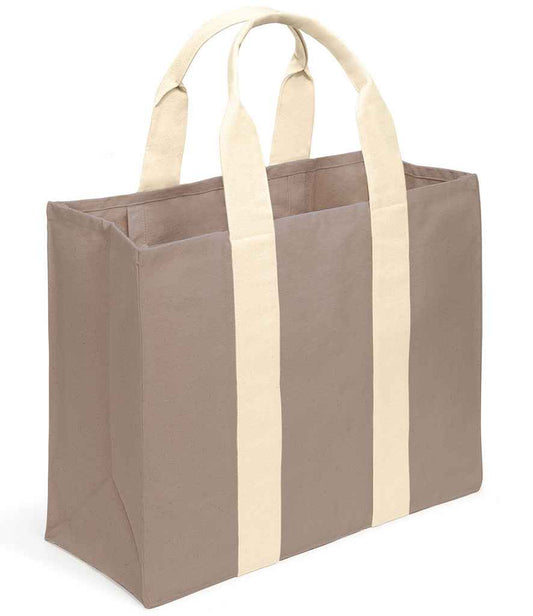Brand Lab Canvas Wrap Tote Bag | Mushroom/Natural
