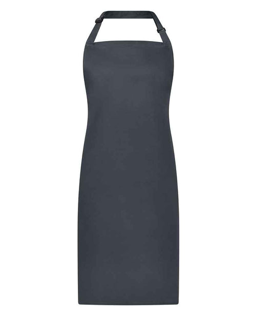 Brand Lab Adjustable Bib Apron | Charcoal