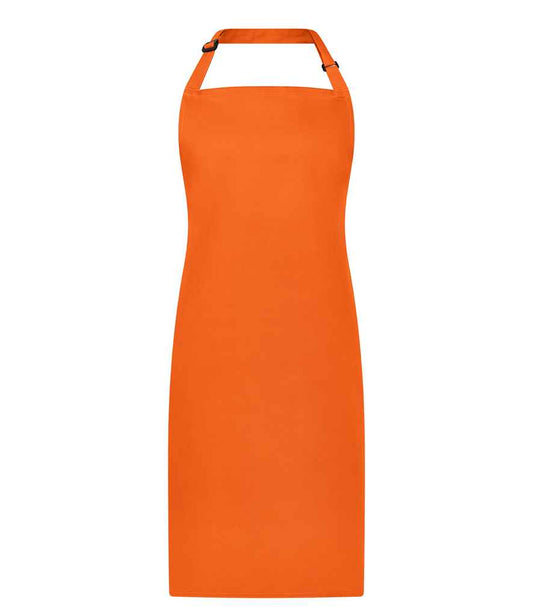 Brand Lab Adjustable Bib Apron | Orange