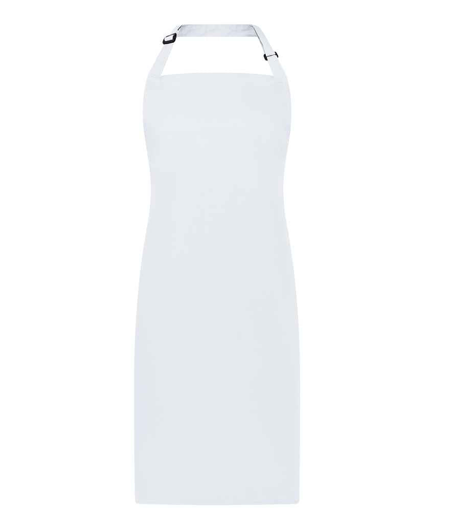 Brand Lab Adjustable Bib Apron | White