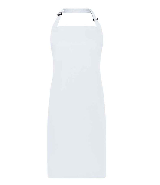 Brand Lab Adjustable Bib Apron | White