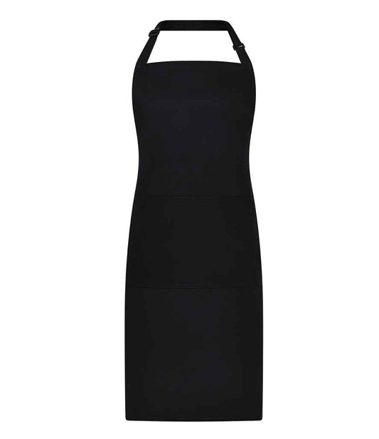 Brand Lab Adjustable Bib Pocket Apron | Black