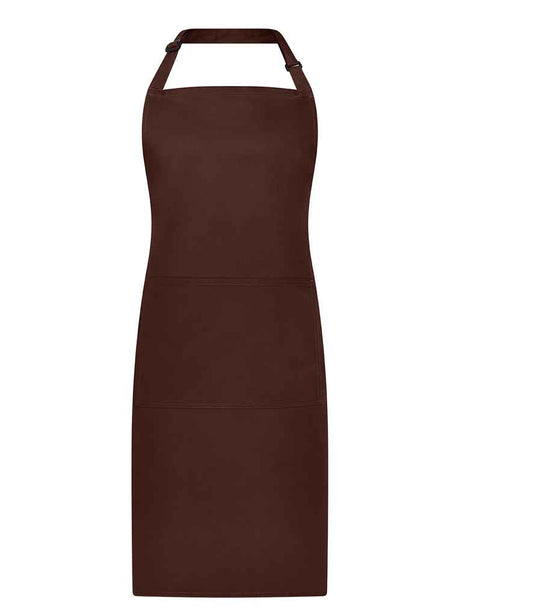 Brand Lab Adjustable Bib Pocket Apron | Brown